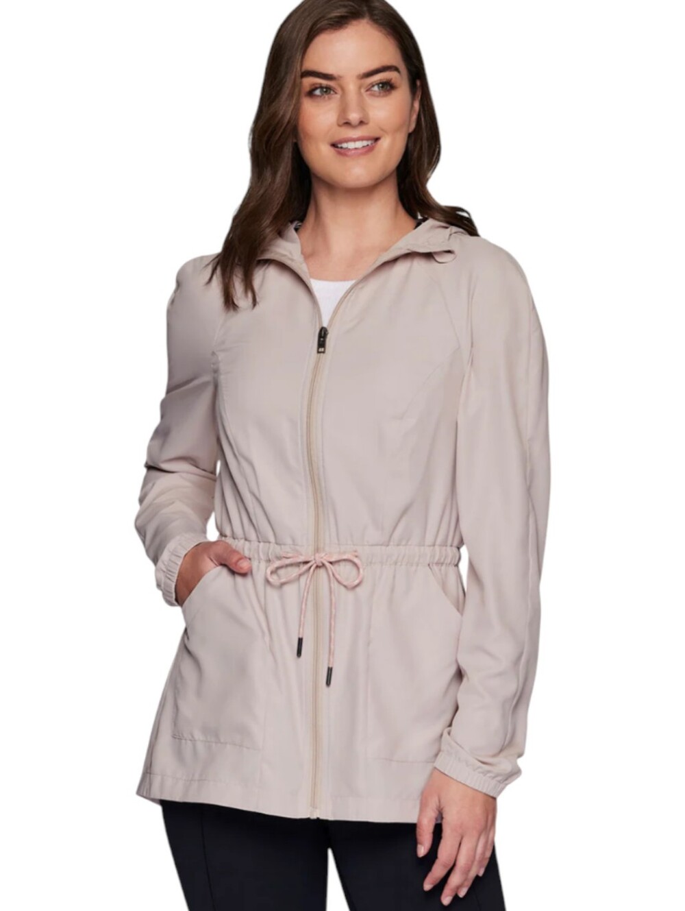 Avalanche Women's M Muse Lightweight Trench Jacket Light Beige - Picture 15 of 15